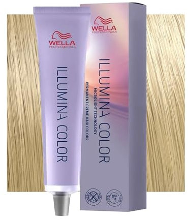 Wella Illumina Color Permanent Hair Color, No. 10/1 Lightest Ash Blonde, 0.08103 kg
