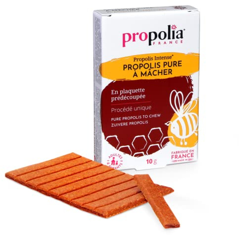 PROPOLIA - Propolis Pure à Mâcher - Gorge & Immunité - Plaquette 10g