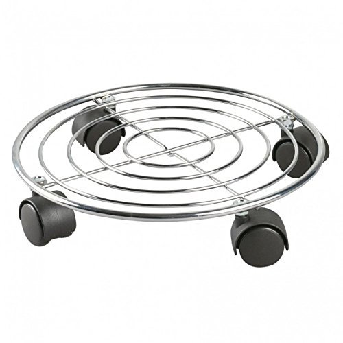 Pflanzenroller rund ca. 30cm, verchromt Vorgänger 44015