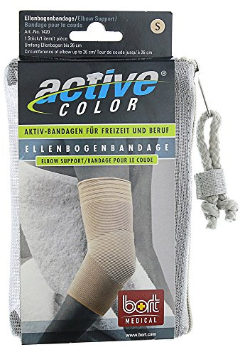 bort 1420 small haut ActiveColor Ellenbogen für rechts und links gleich, small, beige