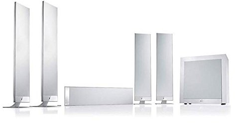 Kef T305 Sistema Home Theater 5.1, Nero