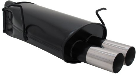 Novus Sportauspuff Gruppe N 2x76mm RL-Design