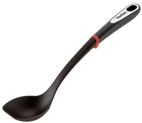 Tefal Ingenio K20605 (Servier-) Löffel | 40 cm | Kunststoff | spülmaschinengeeignet | hitzebeständig bis 230 °C | Schwarz, 39.6 x 9.2 x 5.5 cm