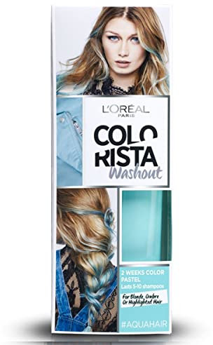 L'Oréal Paris Colorista Washout Pastel Colorazione Capelli Temporanea, Blu