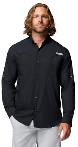 Columbia Chemise Tamiami II LS, haut tissé, séchage rapide, design respirant, manches convertibles, porte-équipement - Hommes
