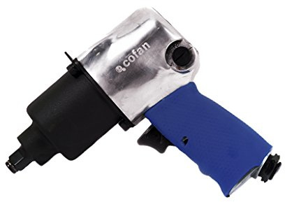 Pistola Impacto 1/2 | Llave de Impacto Neumática 1/2 | Pistola atornillador Neumática 1/2 | Adecuado para compresores de aire, tuberías de aire, industria automotriz, etc | Cofan 09000120