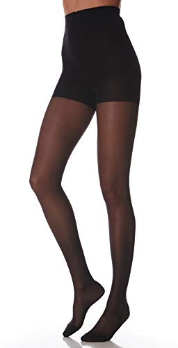 SCUDOTEX Collant 70 Deniers Maille Tricotée Compression Décroissante Moyenne 15-18 Hg mm Couleur Noir Taille 4