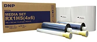 DNP Media Set RX1 - Papel térmico para impresora DS-RX1-10x15 cm - 700 x 2 copias