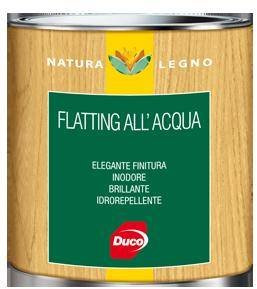 FLATTING ACQUA VERNICE INCOLORE TRASPARENTE NATURA LEGN0 LT 0,75