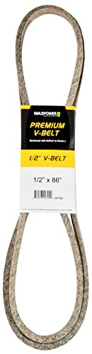 MAXPOWER | Courroies 347529, renforcé au kevlar, 1/2'' x 86'' - 4L860 - longueur extérieure L(a) 2180 mm
