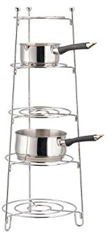 Apollo 5-Tier Chrome Saucepan Stand