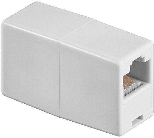 goobay 5er Set ISDN Adapter (RJ45 Buchse auf RJ45 Buchse) weiß