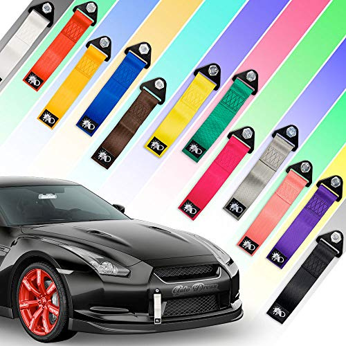 Auto-Dress Rallye Drift Schlaufe - Rennsport/Motorsport Abschlepptau Tau - Racing Hook Tow Strap - Abschleppschlaufe Schlaufe (Rot)
