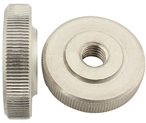 Rändelmuttern (niedrige Form) - M5 - (10 Stück) - DIN 467 - rostfreier Edelstahl A1 (VA) / NIRO - SC467 | SC-Normteile