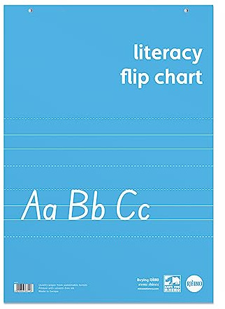Rhino A1 Flip Chart Paper Pad, 60-Page/Lined Paper Pad, 1-Pack, 30 Leaf, Office & School Stationery Supplies