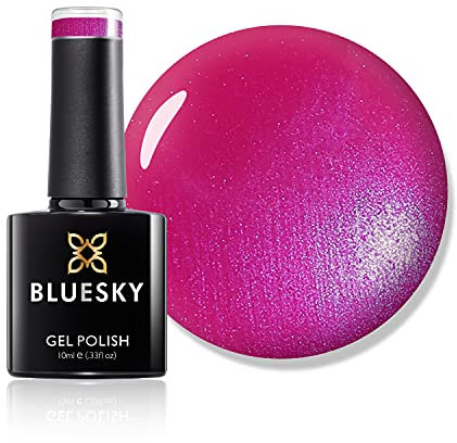 Bluesky Gel Nail Polish, Tutti Fruitti 80506, Bright, Hot Pink, Pink, Long Lasting, Chip Resistant, 10 ml (Requires Curing Under UV LED Lamp)