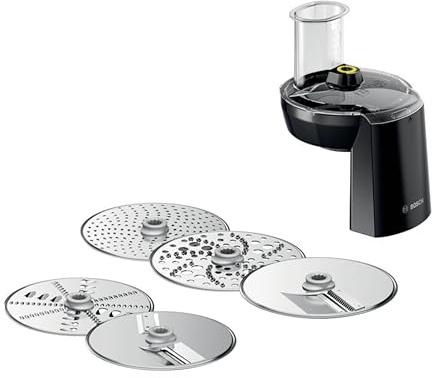 Bosch VeggieLove - Set cortador-rallador, accesorio opcional para robots de cocina OptiMUM