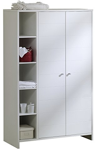 Schardt Eco Stripe 2-türiger Kleiderschrank mit Seitenregal