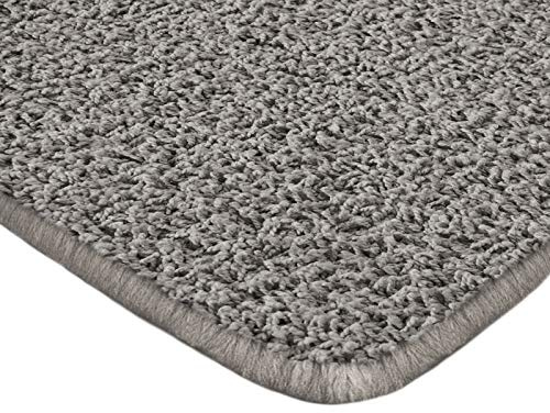 Floori Shaggy Hochflor Teppich - 200x290cm - moderner Wohnzimmerteppich - grau/anthrazit