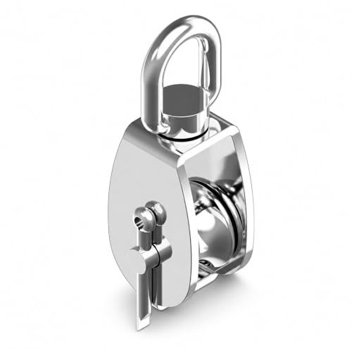 ARBO-INOX Block mit Edelstahlrolle Sinterbronze Buchse Umlenkrolle Edelstahl A2