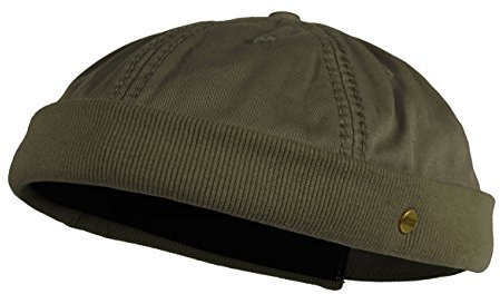 Balke Herren Dockerscap Cap ohne Schirm Mütze Kopfbedeckung, Farbe:Oliv