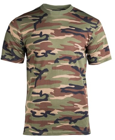 Mil-Tec herr-t-shirt, NVA-kamouflage Skog XXL