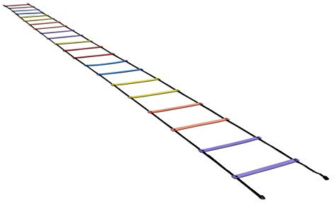 HAEST Scala Antiscivolo Ultra Larga e Regolabile per Esercizi di coordinazione - 9 Metri