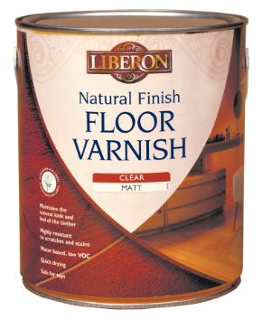Liberon FVWNCM25L 2.5L Natural Finish Floor Varnish - Clear Matt