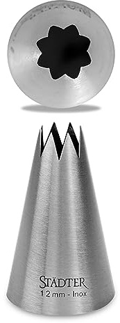 Städter Spritztülle, Edelstahl, Silber, 12 mm, 225121