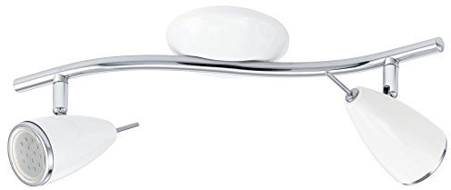 EGLO RICCIO 2 Spot, Stahl, GU10, 3 W, weiss, chrom