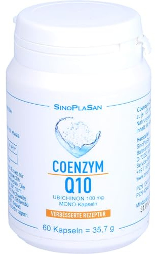 SinoPlaSan Coenzym Q10 Ubichinon Mono-Kapseln 100 mg, 60 St. Kapseln