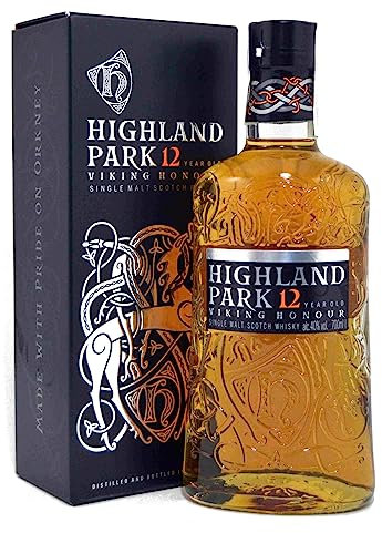 Highland Park Single Malt Scotch Whisky 12 Jahre alt 700ml Pack (70cl)