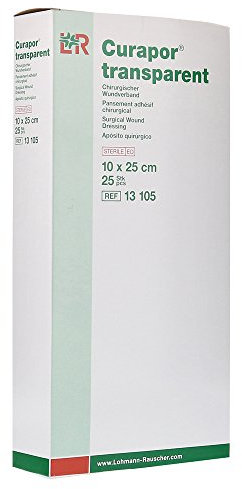 Curapor Wundverband Steril Transparent 10x25 cm, 25 St