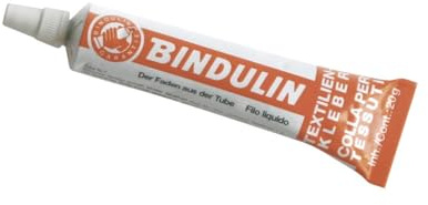 Rayher Textilkleber Bindulin, Stoffkleber, Flüssigkleber, Flüssigzwirn, Tube 17,5 g, 3338000