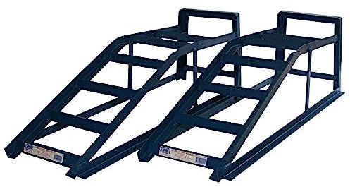 Pair of Heavy Duty Metal 2 Tonne (2000kg) Car Maintenance Ramps