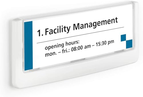 Durable 486002 DÖRRSKYLT CLICK SIGN 149x52,5mm, vit