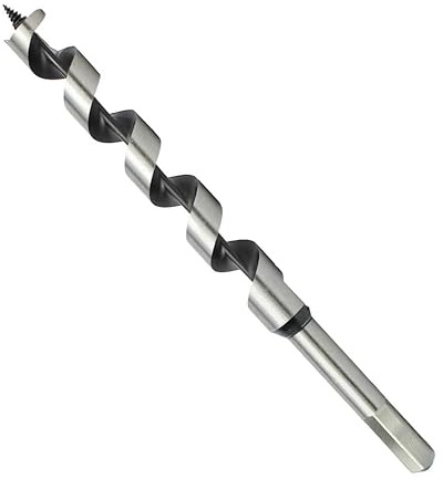 Weischer® - Schlangenbohrer 12 x 320 mm | Holzbohrer Spiralbohrer | 6-Kant-Schaft | Gewindespitze für präzise Bohrung | Weich- & Hartholz | stabiler & bruchfester Bohrer