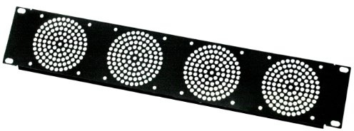 AllMetalParts 2U Fan 19 Rack Panel, For 4 Fans. [PC]