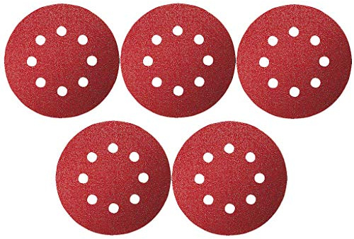 Bosch Accessories Disque Abrasif C430 pour Ponceuses Orbitales, 180 Grain, 125mm, Lot de 5, Noir