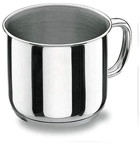 LACOR 40716 Milchtopf 16 cm Vitrocor | Aus lebensmittelechtem Edelstahl gefertigt; hohe Korrosionsbeständigkeit und Haltbarkeit im täglichen Gebrauch