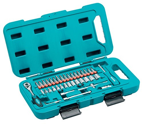 Makita P-90283 Steckschlüsselsatz Knarrenkasten 40 tlg. P-90283