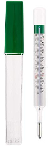 Mercury-Free, Glass, Oral Thermometer C/F