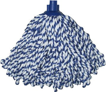 PAMEX Fregona Mocho Microfibra Hilo Bicolor ecológica. Limpia y abrillanta.