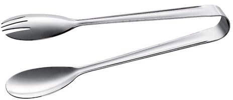 PIAZZA - Pinza da Cucina per Servire in Acciaio Inox, Molla Ideale per Servizio al Tavolo, Comoda e Maneggevole da Utilizzare - Lunghezza 19.5 cm