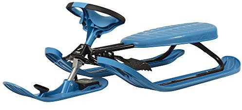 STIGA Schlitten Snowracer Rennrodel Color Pro Blau Lenkschlitten