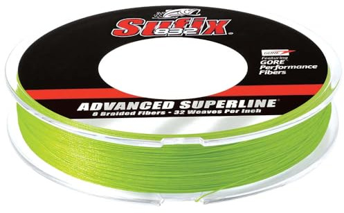 Sufix 832 Braid 20 lb Neon Lime 150 yards