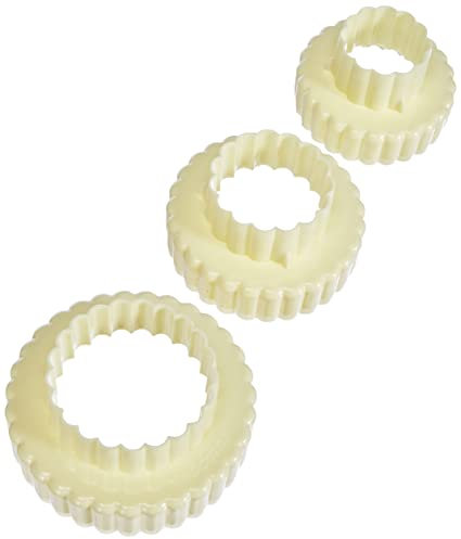 Tescoma 630861 Delicia Tagliabiscotti Doppio Taglio Tondi Festonati, 6 Misure