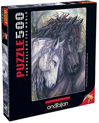 Anatolian 500 piece jigsaw puzzles - jigsaw puzzles for adults 500 pieces KINDRED SPIRITS is ideal as gifts for the whole family and the jigsaw 500 pieces for adults is made of ESKA BOARD