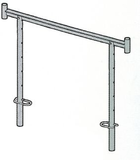 ALTRAD - Hausse tréteau 49 hauteur 1,22 à 2m - gamme échafaudage de maçon - VITO 49 - Réf: j00009