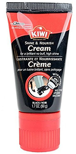 KIWI Express No Buff Cream Shoe Polish, Black 1.7 oz, 1-Pack